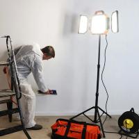 Projecteur triple + trépied