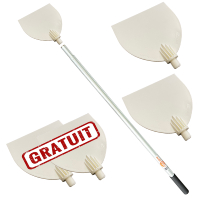 5 Spatules + manche extensible