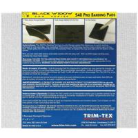 Pads grain fin ponceuse black Widow 