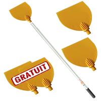 5 Spatules + manche extensible